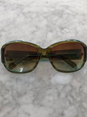 NEW LOREE RODKIN SUNGLASSES MODEL ANASTASIA IN OLIVE COLOR